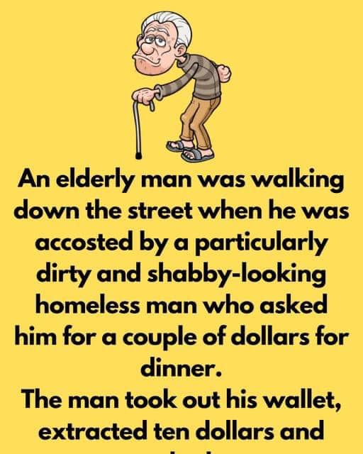 A elderly man was walking down - fanews24