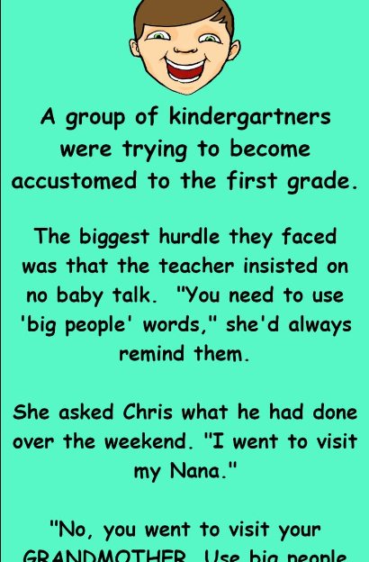 Funny Clean Joke: The Teacher was trying to teach he - fanews24